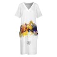 thumbnail image 4 of Vestido holgado con bolsillos y diseño del horizonte de Lisboa, ropa de mujer, vestido de verano para mujer 2025, vestidos para mujer, 4 of 7