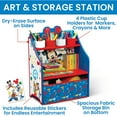 Mickey Mouse 3Piece Art & Play Toddler RoominaBox by Delta Children Includes Draw & Play