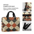 thumbnail image 4 of FORMRS 16" Laptop Bag Carrying Sleeve Case with Handle Travel Shoulder Briefcase, Checkered Pattern, 4 of 8
