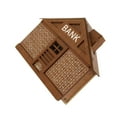 thumbnail image 1 of fastboy Count Savings In Style With Handmade Money Box Counter Hospital Bills Handmade Wooden Piggy Bank light Brown 2000EURO, 1 of 6