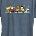 thumbnail image 3 of Peanuts - Snoopy and Friends Ice Skating - Women's Short Sleeve Graphic T-Shirt, 3 of 6