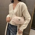 thumbnail image 2 of Bolso Hobo Elegante Cuero PU Con Correa Ajustable para Mujer Y2K Messenger Bag (rosa), 2 of 9