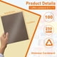 thumbnail image 2 of Cartulina Brillante de Papel Kraft Guakicae Café 8.5 x 11 1200g, 2 of 7