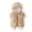 Coffee, variant on AWZXDE Girls Outdoor Play Rompers Bear Ear Hooded Padded Zip Up Winter Jumps Cute Embroidered Warm Outerwear Coffee - 12-18 Months
