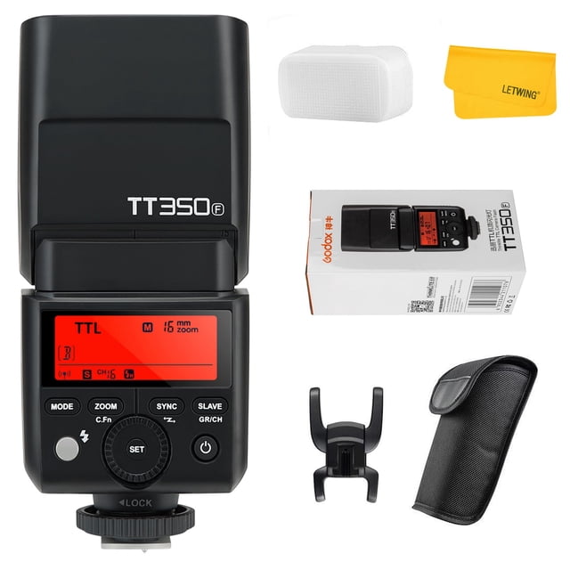 Cámara flash Godox TT350F 2.4G inalámbrica GN36 HSS 1/8000s TTL