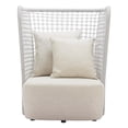 thumbnail image 6 of ZUO Hudu Accent Chair Beige, 6 of 11