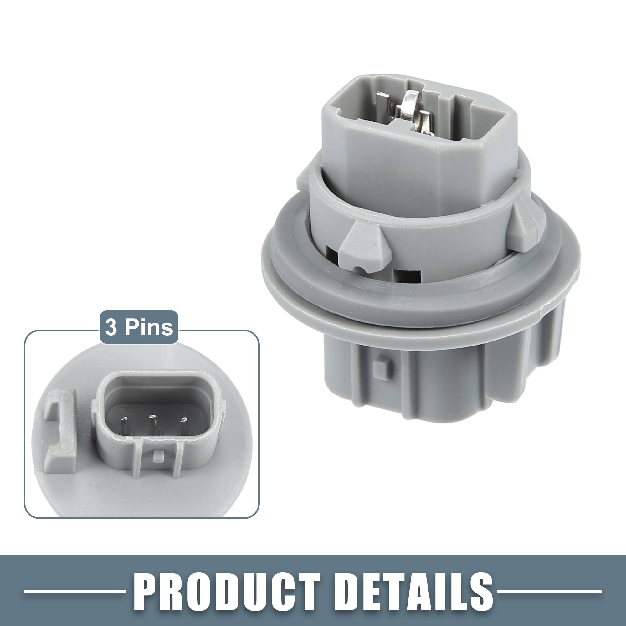 Unique Bargains Turn Signal Bulb Socket 33302S5AA01 for Acura RDX 2007-2015 Gray