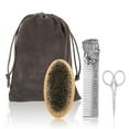 thumbnail image 1 of Beard Care Set Comb Beard Modeling Kit Beard Brush Set Travel Use For Home Use, 1 of 8