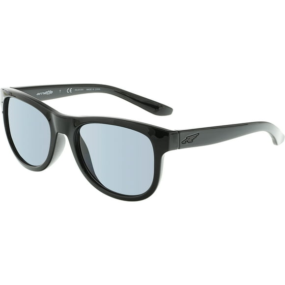 Arnette Men's Polarized Class Act AN4222-41/81-54 Black Rectangle Sunglasses