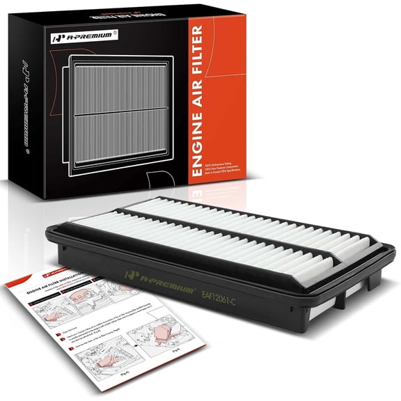 A-Premium Engine Air Filters Automotive Specialty Parts, Black