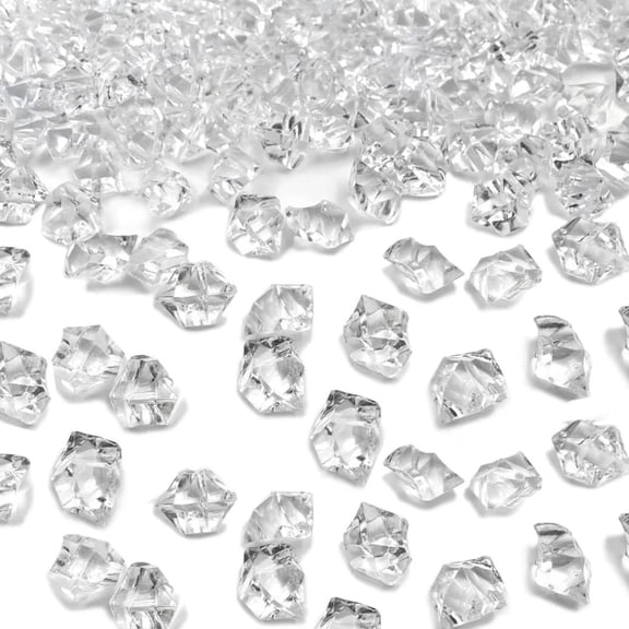 Acrylic Ice Crystal Rocks Vase Filler 23 X 18MM Clear (1 LB/BAG)