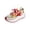 Red, variant on Willtoo Women's Fashion Chunky Platform Sneakers Arch Support Colorful Platform Sneakers Non-Slip Breathable Athletic Shoes