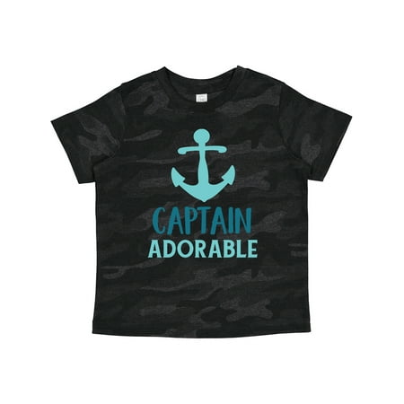 

Inktastic Captain Adorable Boat Anchor Sailor Sailing Gift Toddler Boy Girl T-Shirt