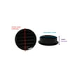 thumbnail image 4 of 12 Pack 2" Black Round Plastic Louver Soffit Air Vent, 4 of 9