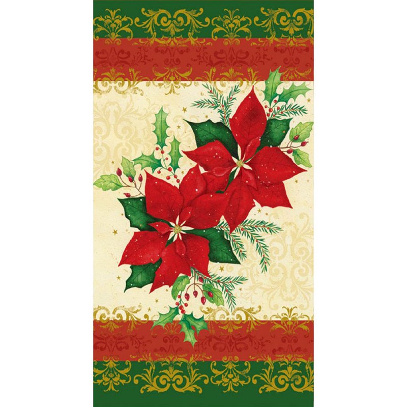 Paper Napkin,G,Christmas Poinsettia