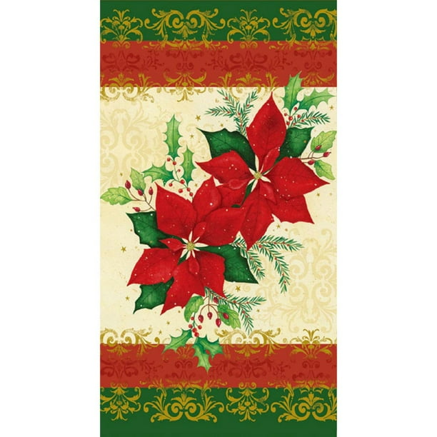 Paper Napkin,G,Christmas Poinsettia