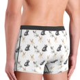 thumbnail image 4 of Men's Boxer Briefs, Cute French Bulldog Multicolor Soft Comfy Mens Underwear Boxer Briefs Breathable With Widen Waist, 4 of 7