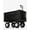 Black with waterproof liner, variant on 800LBS Heavy Duty Steel Garden Cart, Garden Wagon Cart on Wheels, Metal Yard Utility Wagon with Removable Mesh Sides, 10" All Terrain Tires, 180° Rotating Handle for Lawn, Garden, Farm