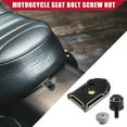 thumbnail image 3 of 1 Set Motorcycle Seat Bolt Screw with Cover Nut for Harley Davidson Softail Dyna Rear Mount Bolt 1/4"-20, 3 of 6