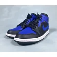 thumbnail image 5 of Ni - ke Air Jordan 1 Mid 'Royal' Black Hyper Royal White 554724-077 Men Size 8.5, 5 of 5