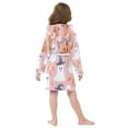 thumbnail image 7 of FORMRS Niños Bathrobe Unisex Hooded Robe Soft Plush Pajamas Sleepwear, Size 2-3T, Cartoon Halloween Ghosts, 7 of 7