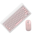 thumbnail image 2 of IK6620 2.4ghz Wireless 90 Keys + Multimedia Keyboard And Mouse Set (White and Pink), 2 of 7