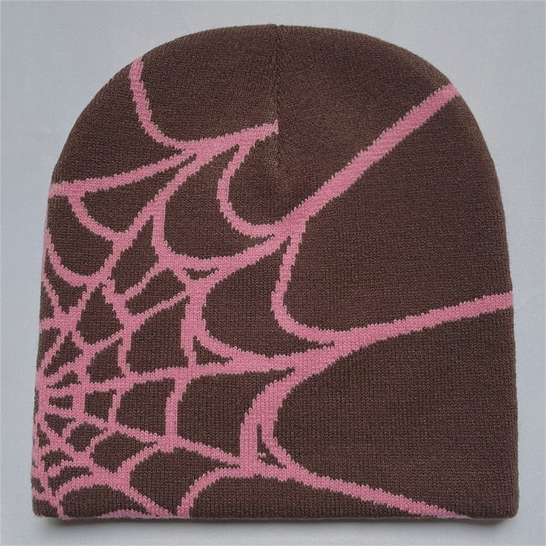 Y2k Beanie for Women Men, Spider Web Beanie Y2k,Ideal Gift