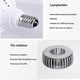thumbnail image 2 of E40 LED Bulb 200W 20000 Lumens 6500K for Industrial Lighting Solutions, 2 of 4