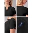 thumbnail image 3 of Adar Addition Scrubs For Women - Notched V-Neck Scrub Top, 3 of 7