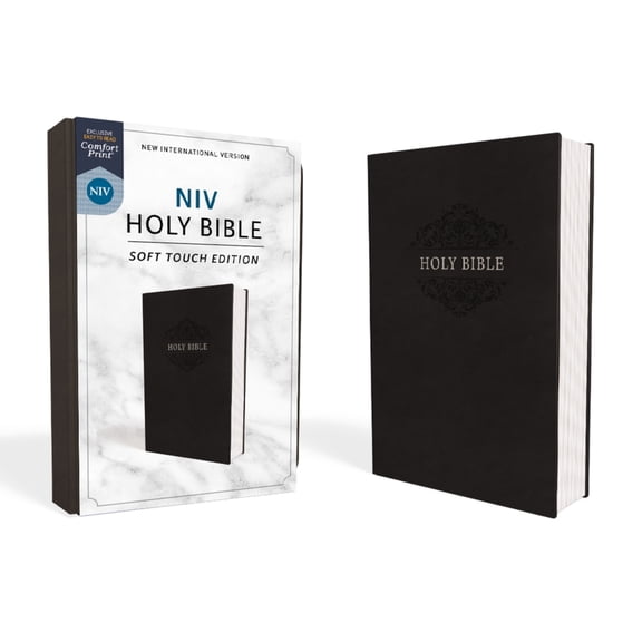 NIV, Holy Bible, Soft Touch Edition, Imitation Leather, Black, Comfort Print (Hardcover)