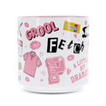 thumbnail image 2 of Taza plateada con iconos de Buffalo Mean Girls, apilable, 380 ml, 2 of 9