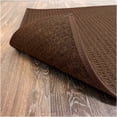 thumbnail image 6 of 2'x12' Soft and Durable Interlace Indoor - Outdoor Area Rugs Lightweight and Flexible for Easy Cleaning and Transport (Color: Mocha), 6 of 7