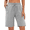 Light Gray, variant on Womens Workout Shorts High Waisted Athletic Shorts for Women Casual Sweat Shorts with Pockets