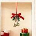 thumbnail image 4 of Christmas Decorations Indoor Velvet Bow Pine Window Curtain Accent, 4 of 6