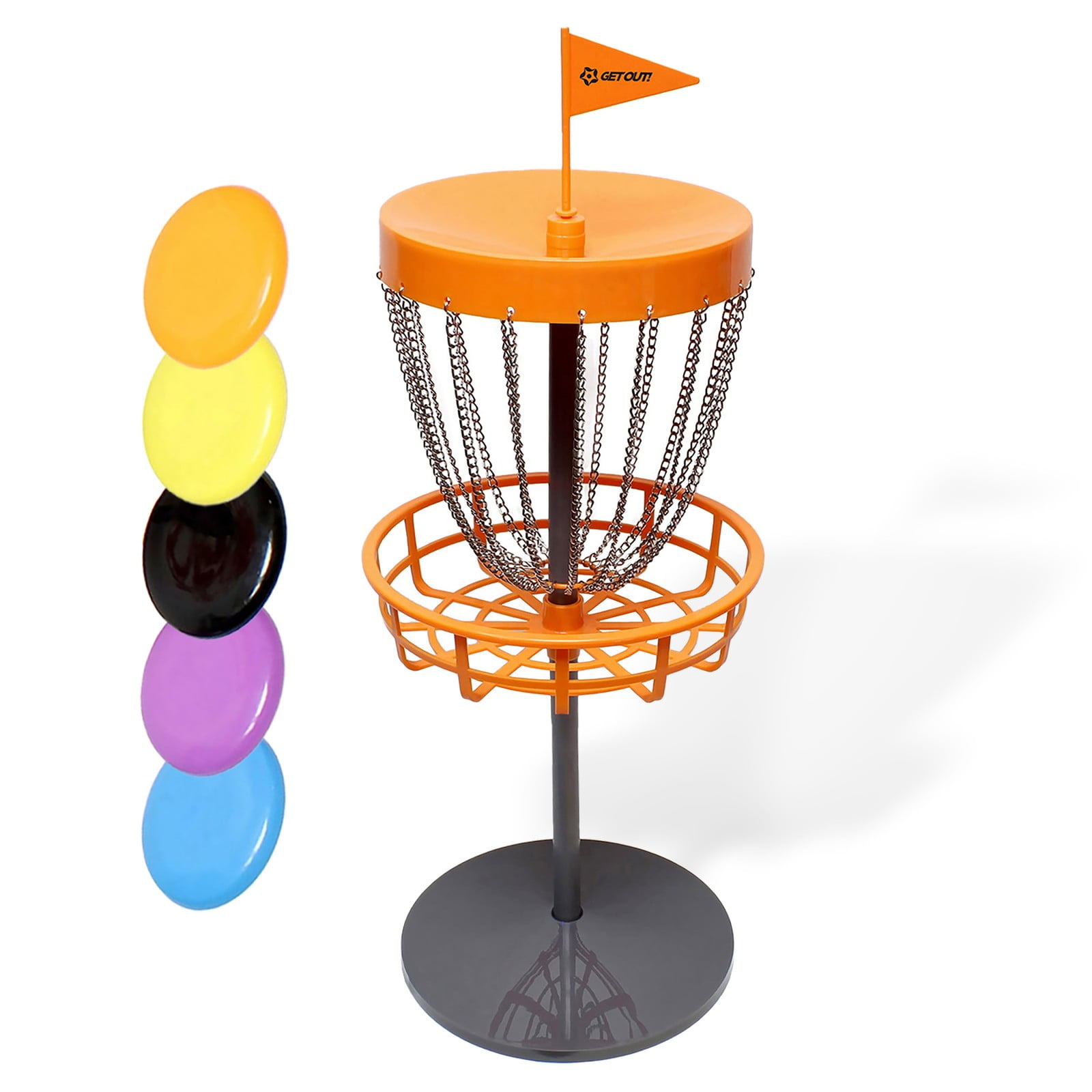 Trademark Innovations Portable Metal Disc Frisbee Golf Goal Target
