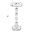 thumbnail image 4 of Butler Specialty Company Delano 10 in. W Rnd Metal Pedestal End Table - Bronze, 4 of 4