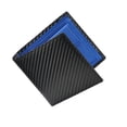 thumbnail image 3 of Cartera para hombre, de microfibra, fina, minimalista, para viajes de negocios, regalo de cumpleaños para papá Revestimiento azul, 3 of 8