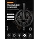thumbnail image 3 of Cigüeñal de bicicleta Afortunado manivela única 130mm 56t negro Sencillez, 3 of 5