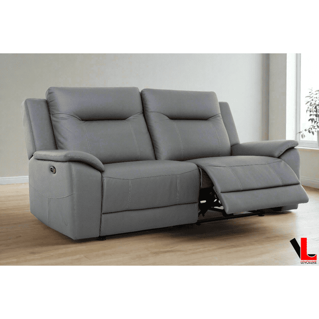Levoluxe Avante 81" Jaxxon Steel Power Reclining 2 Seater Sofa