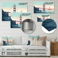 thumbnail image 4 of Designart "Iconic Golden Gate Bridge in San Francisco II" City Metal Wall Art Prints, 4 of 5