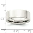 thumbnail image 2 of 925 Sterling Silver Polished Flat Band 7mm Comfort-Fit-Flat Size 12.5-Band Ring -  Jewelry Gift for Mom, 2 of 2