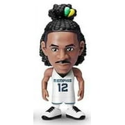 5 Surprise NBA Ballers Series 1 Ja Morant Figure (White Home Jersey, Comes with Court Base, Sticker, Card & Ball) (No Packaging)