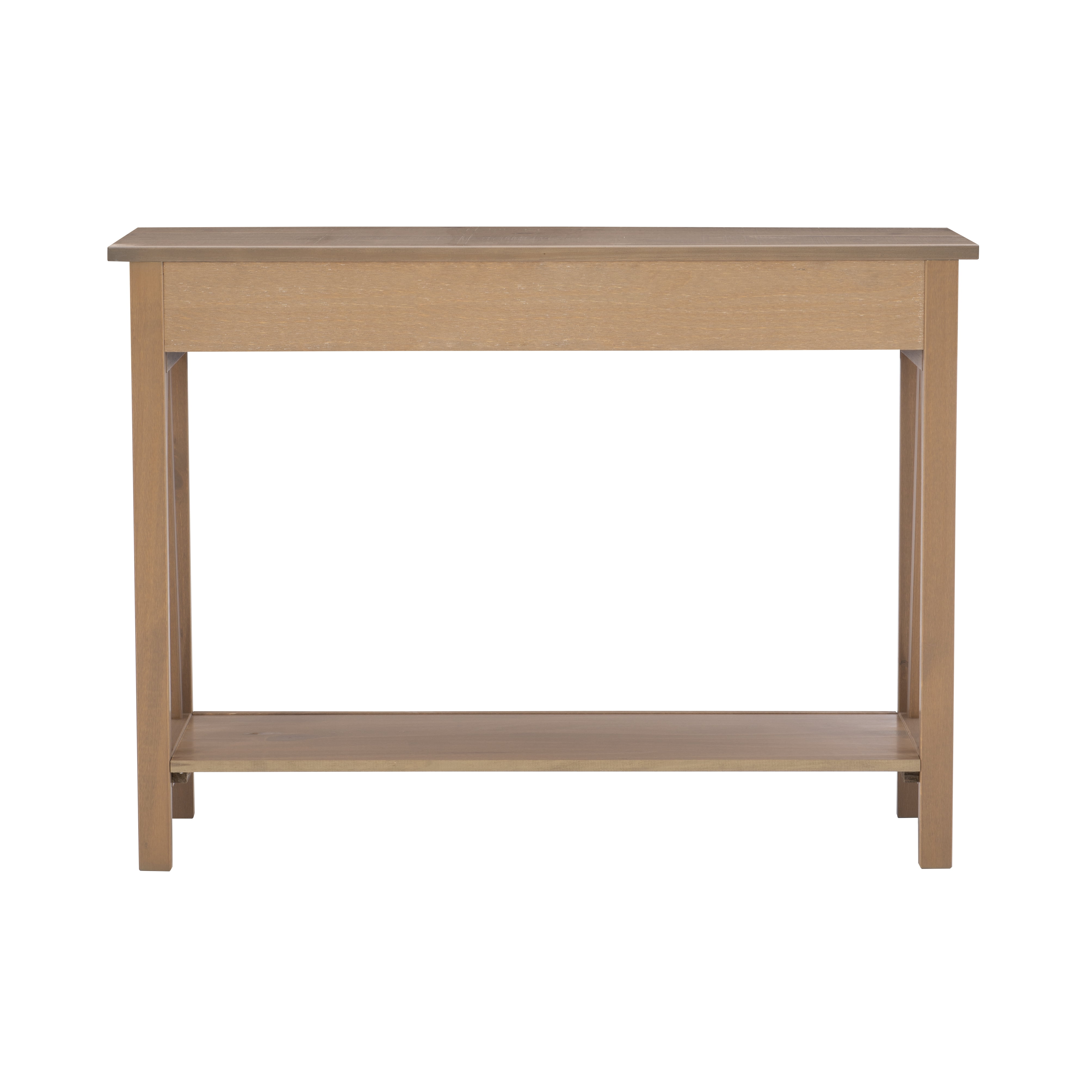 Linon Titian 42 Wide Driftwood Console Table Walmart Com Walmart Com