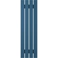 thumbnail image 6 of Ekena Millwork 15 1/2"W x 69"H Americraft Four Board (2 Batten) Exterior Real Wood Spaced Board-n-Batten Shutters (Per Pair), Sojourn Blue, 6 of 10