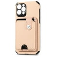 thumbnail image 1 of Wallet Case with Card Holder, PU Kickstand Card Slots Case, Compatible with iPhone 14 Max, 1 of 5