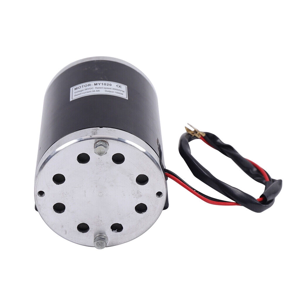 1000W 36V DC Brushed Electric Motor – MY1020 Type with 25H-11T Chain Drive for Mini Bike, Go-Kart, Quad, and DIY Projects
