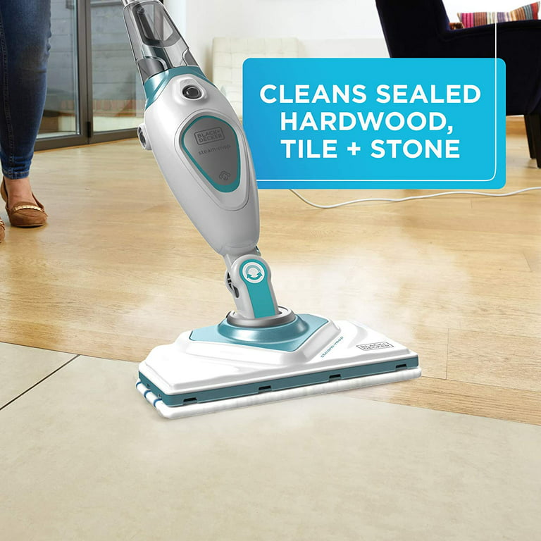 Black+Decker Steam Mop with Lift and Reach Detachable Head and
