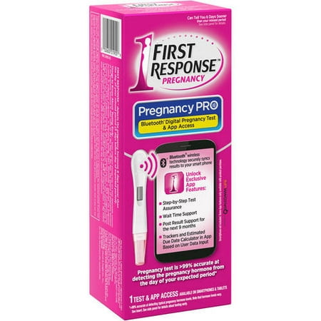 First Response Pregnancy PRO Pregnancy Test & App Access Kit, 2 (Best Pregnancy Tracker App)