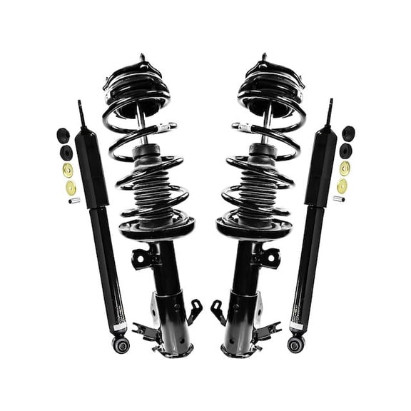 Front and Rear Suspension Strut and Shock Absorber Assembly Kit - Compatible with 2012 Honda Civic Sedan