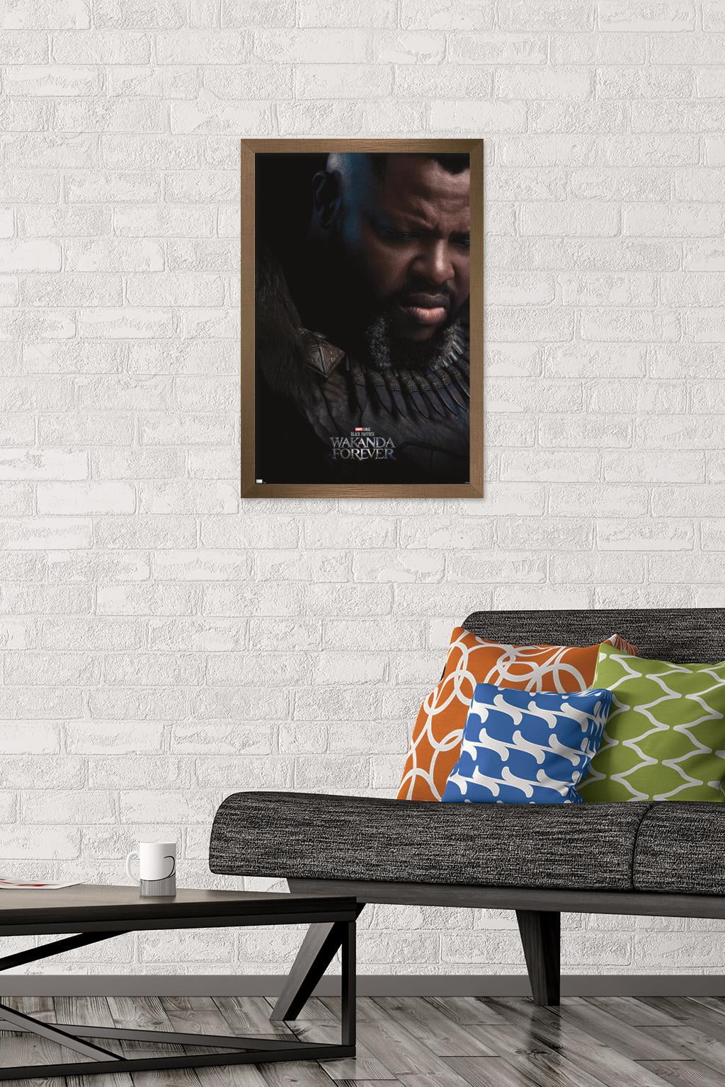Marvel Black Panther: Wakanda Forever - M'Baku One Sheet Wall Poster, 14.725" x 22.375" Framed